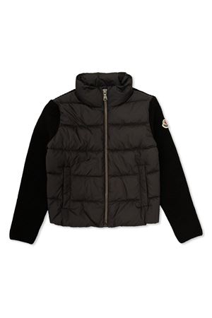 black virgin wool cardigan MONCLER KIDS | J29549B00004M1241999